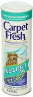 Carpet Fresh Rug and Room Deodorizer with Baking Soda and Pet Odor Neutralizer, Neutra Air Fragrance, 14 OZ [12 Pack]