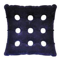 Anti-Bedsore Cushion Square Thickened Inflatable Circular Air Cushion for The Elderly with Wheelchair Paralysis,Blue