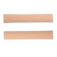SUPVOX Adjustable Gel Toe Tube Cuttable Finger Cushion Toe Sleeves Lined Gel Toe Covers 2PCS