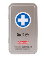 Coleman Personal Survival First Aid Kit 74 Piece, Metal Mini Camping Kit