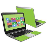 Mightyskins Skin Compatible with Hp Stream 14" (2015) Laptop Cover Wrap Sticker Skins Solid Lime Green
