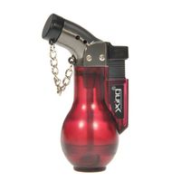 Gizga Translucent Mini Butane Jet Lighter (Red)