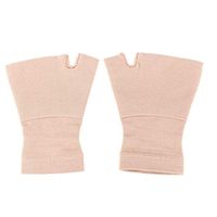 SUPVOX Compression Arthritis Gloves Fitness Gym Gloves Workout Gloves for Carpal Tunnel Computer Sports Cycling (Skin Color) Size L