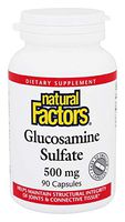 Natural Factors - Glucosamine Sulfate, Supports Structural Integrity of Joints & Connective Tissue, 90 Capsules