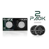 CR1616 Battery– Lithium Button Coin Cell Batteries - 3V 3 Volt - Remote Watch Rave Gloves Glove Set Orbit Jewelry led Key fab Replacement 1632 CR Pack Set Bulk (2 Pack)