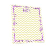 Delta Phi Epsilon DPHIE Chevron Notepad