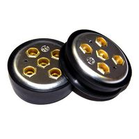 3 Lots of 5 holes Moxa plate - Flat, Curved (Flat)