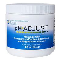 pH Adjust Alkalinizing Formula | Alkalinize with Potassium and Sodium Bicarbonate and Magnesium Carbonate | Rapidly Balances pH Levels | Tastes Good | Easy to Use Fluffy Powder | 250 GM