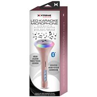 Xtreme XBS91036RSG LED Karaoke Microphone - Rose Gold XBS9-1036-RSG