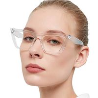 OCCI CHIARI Reading Glasses Women's Reader Cat Eye Eyeglasses 0 1.0 1.25 1.5 1.75 2.0 2.25 2.5 2.75 3.0 3.5 4.0 5.0 6.0 (Transparente 300）