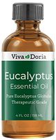 Viva Doria 100% Pure Eucalyptus Globulus Essential Oil, Undiluted, Therapeutic Grade, 118 mL (4 Fl Oz)