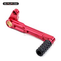 Frames & Fittings Gear Shift Lever & Foot Brake Pedal for Ducati Monster 696 796 1100/s Motorcycle Accessories CNC Adjustable Shifter Pedal - (Color: Shift Lever Red)