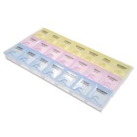 7 Day Pill Manager Weekly Pill Organizer Tablet Drug Storage Pill Dispenser and Reminder Portable Travel Pill Box Vitamin Fish Oil
