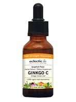 Eclectic Ginkgo C Grape Fruit Glycerite, Orange, 1 Fluid Ounce
