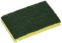 Birdwell Cleaning Scouring Pad, 4-1/2" x 2-7/8", Yellow