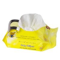 UNSHOU Baby Wet Wipes Unscented Wipes Alcohol Free Wipes Baby Hand Mouth Water Wipes, Baby Emollient Soft Wipes 30 Wet Wipes per Pack