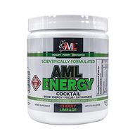 Advanced Molecular Labs - AML Energy, Energy Drink Powder, Electrolyte Energy Drink Mix, Boost Energy and Improve Focus, Energy Powder with Essential Amino Acids, Cherry Limeade, 8.47 Ounces
