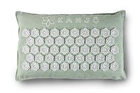 Kanjo - Premium Aroma Mint Acupressure Pillow - 100% Cotton Linen - Buckwheat Chaff and Mint Fill - Relieves Back Pain and Neck Pain