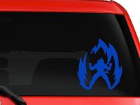 YourChoiceDecals Super Saiyan Goku Dragon car truck SUV mac book laptop tool box wall window decal sticker approx. 6 inches blue