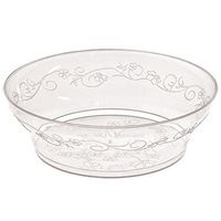 Hanna K. Signature Collection 40 Count D'Vine Bowl, 10-Ounce, Clear Plastic