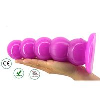 QFDYEQF Perfect Size Biģ Ball Silicone Bendable Flexible Large Beads Plug Toys for Couples Perfect Pleasure Toy (Color : Purple) Super Soft and Long Dî'ldɔ Ergonomic Design bar