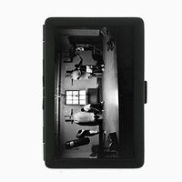 Perfection In Style Black Color Metal Cigarette Case Vintage Boxing Design 013