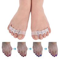 Toe Straightener for Hammer Toes Bunion Corrector Arthritis Gel Toe Spacers Stretcher, Universal Size
