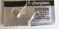 Energizer 377 376 Silver Oxide Watch Batteries SR626SW SR626W by Energizer
