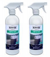 Bayes High-Performance Eco-Responsible Tub & Tile Cleaner - Cleans, Shines, and Protects - 24 oz, 2 Pack
