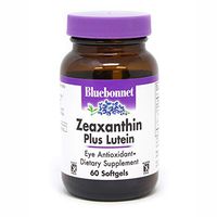 Bluebonnet Nutrition Zeaxanthin Plus Lutein Softgel, Lutein & Zeaxanthin, Eye Health & Blue Light Exposure, Lutein from Marigold, Zeaxanthin from Paprika, Gluten Free, Soy Free, Milk Free, 60 Softgels