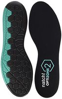 Natch Unisex Optizone 2 Insoles Shoe Accessory, black, USW7/ EU38 Medium Wide US