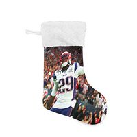Personalized Christmas Stocking Personalized Super Bowl Theme Santa Xmas Tree Decor Socks Gift Kids Fireplace/Restaurant/Hotel/Club/bar