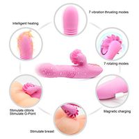 10 Vibration Modes USB Charged Tongue Lick 10 Mode Toy Female T-Controlled Stimulator