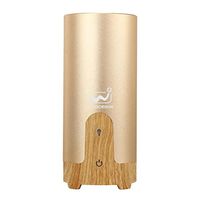 Wisdorigin 50ml Car Humidifier Mini Portable Essential Oil Diffuser Ultrasonic Cool Mist Aromatherapy with Touch Sensitive, Auto Shut-Off and Adjustable Mist Mode for Car, Home and Office.