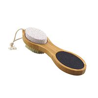 ULTNICE 4 in 1 Foot Massage Brush Rub Feet Stone Feet Pads Wash Feet Brush Exfoliating Brush