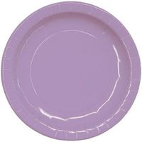 9" Lavender paper plates (16)