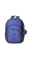 Kipling Seoul Go Laptop, Padded, Adjustable Backpack Straps, Zip Closure (Enchanted Purple Metallic)