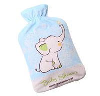 Safe PVC Thick Hot Water Bottle with Cover Keep Warm/Warm Hands Hot Therapies 2.0 Litre(Elephant)