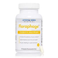 Arthur Andrew Medical - Floraphage, Probiotic Multiplier, Supports Digestion and Immune Health with Enzymes and Prebiotics, Non-GMO, Vegan, 90 Capsules