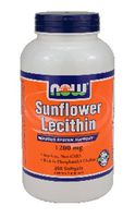 NOW Foods - Sunflower Lecithin Nervous System Support 1200 mg. - 200 Softgels ( Multi-Pack)