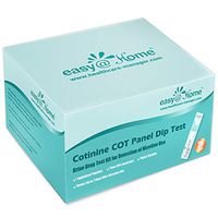 Easy@Home 25 Pack Nicotine Cotinine Urine Panel Dip Test Strips Kit- Sensitive Rapid Detection for Cotonine from Vaping Tobacco Cigarette Smoking Devices 200 ng/mL #ECOT-114