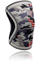 Elbow Sleeves (1 Pair) Support & Compression for Weightlifting, Powerlifting, Crossfit,Tennis, Basketball - 5mm Neoprene Sleeve Perfect for Both Men & Women (Medium, Grey Camo+)