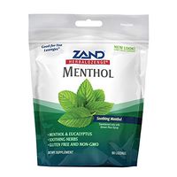 Zand HerbaLozenge Menthol | Peppermint & Eucalyptus Lozenges w/Herbal Blend for Soothing Throat | No Corn Syrup or Cane Sugar | Family Size, 80 LOZ.