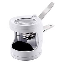 Nail Clipper with LED Lights, 3.5X Magnifying Glass, No-Spread Catcher for Elder, Toenail Fingernail Clippers, Nail File - Stainless Steel Safe Nail Cutter for Seniors, Kids