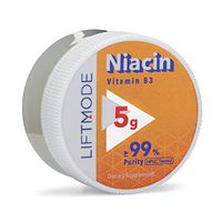 LiftMode Niacin (Vitamin B3) Powder Supplement - Boosts Skin Health, Healthy Aging, Sharpens Cognition | Vegetarian, Vegan, Non-GMO, Gluten Free - 5 Grams (250 Servings)