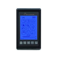 TENS EMS Unit Pro S Muscle Stimulator 12 Modes Rechargeable Battery [Lifetime Warranty] (Black)