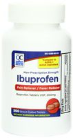 QC Ibuprofen 200mg. Tablet 500-Count Plastic Bottle