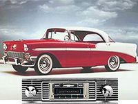 Custom Autosound Stereo compatible with 1956 Chevy Bel Air & Nomad, USA-630 II High Power 300 watt AM FM Car Stereo/Radio