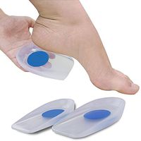 Ortho Pauher Silicone Gel Heel Cups for Plantar Fasciitis and Posture Corrective - Best Shoe Inserts for Heel Pain and Calcaneal Spur (1 Pair)