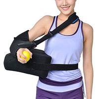 JIN Shoulder Abduction Sling Shoulder Arm Immobilizer Medical Arm Sling with Abduction Pillow for After Surgery, Broken Arm & Injury Support,45°ofabduction,S